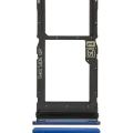 Single Sim Card Tray For Motorola Moto One 5G Ace (XT2113-1/2 / 2021) (Blue)