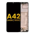 OLED Assembly With Frame For Samsung Galaxy A42 5G (A426 / 2020) (Refurbished) (Prism Dot Black)