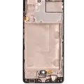 Дисплейний модуль (OLED) з рамкою для Samsung Galaxy A42 5G (A426 / 2020) (Service Pack) (Prism Dot Black)