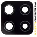 Back Camera Lens With Cover Bezel Ring For Samsung Galaxy A42 5G (A426 / 2020) (Prism Dot Black)
