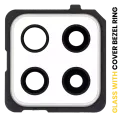 Back Camera Lens With Cover Bezel Ring For Samsung Galaxy A42 5G (A426 / 2020) (Prism Dot White)