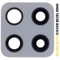 Back Camera Lens With Cover Bezel Ring For Samsung Galaxy A42 5G (A426 / 2020) (Prism Dot Gray)