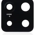 Back Camera Lens (Glass Only) With Adhesive For Samsung Galaxy A42 5G (A426 / 2020) (Prism Dot Gray)