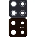 Back Camera Lens (Glass Only) With Adhesive For Samsung Galaxy A42 5G (A426 / 2020) (Prism Dot Black) (10 Pack)