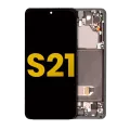 OLED Assembly With Frame For Samsung Galaxy S21 5G (Refurbished) (Phantom Gray)