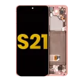 OLED Assembly With Frame For Samsung Galaxy S21 5G (Refurbished) (Phantom Pink)