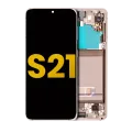 OLED Assembly With Frame For Samsung Galaxy S21 5G (Refurbished) (Phantom White)