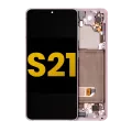 OLED Assembly With Frame For Samsung Galaxy S21 5G (Refurbished) (Phantom Violet)