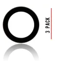 Back Camera Lens (Glass Only) With Adhesive For Samsung Galaxy S21 5G / S21 Plus 5G (3 Piece Set)