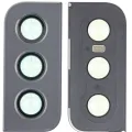 Back Camera Lens With Cover Bezel Ring For Samsung Galaxy S21 5G (Phantom Gray)