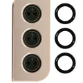Back Camera Lens With Cover Bezel Ring For Samsung Galaxy S21 5G (Gold)