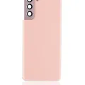 Back Cover Glass With Camera Lens For Samsung Galaxy S21 Plus (No Logo) (Aftermarket Plus) (Phantom Pink)