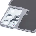 Back Cover Glass With Camera Lens For Samsung Galaxy S21 Ultra (No Logo) (Aftermarket Plus) (Phantom Silver)