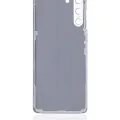 Back Cover Glass With Camera Lens For Samsung Galaxy S21 5G (No Logo) (Aftermarket Plus) (Phantom White)