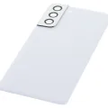 Back Cover Glass With Camera Lens For Samsung Galaxy S21 5G (No Logo) (Aftermarket Plus) (Phantom White)