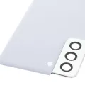 Back Cover Glass With Camera Lens For Samsung Galaxy S21 5G (No Logo) (Aftermarket Plus) (Phantom White)