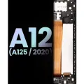 Дисплейний модуль з рамкою для Samsung Galaxy A12 (A125 / 2020) (Service Pack) (Усі кольори)