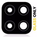 Back Camera Lens (Glass Only) With Adhesive For Samsung Galaxy A12 (A125 / 2020) (10 Pack)