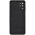 Back Cover Glass With Camera Lens For Samsung Galaxy A12 (A125 / 2020) (Aftermarket Plus) (Black)