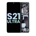 OLED Assembly With Frame For Samsung Galaxy S21 Ultra 5G (Service Pack) (Phantom Navy)