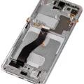 OLED Assembly With Frame For Samsung Galaxy S21 Ultra 5G (Refurbished) (Phantom Silver)