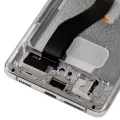 OLED Assembly With Frame For Samsung Galaxy S21 Ultra 5G (Refurbished) (Phantom Silver)
