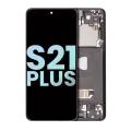 Дисплейний модуль (OLED) з рамкою для Samsung Galaxy S21 Plus 5G (Service Pack) (Phantom Black)