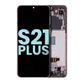 OLED Assembly With Frame For Samsung Galaxy S21 Plus 5G (Service Pack) (Phantom Violet / Pink / Gold)
