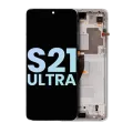 OLED Assembly With Frame For Samsung Galaxy S21 Ultra 5G (Service Pack) (Phantom Silver)