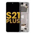 OLED Assembly With Frame For Samsung Galaxy S21 Plus 5G (Refurbished) (Phantom Silver)