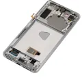 OLED Assembly With Frame For Samsung Galaxy S21 Plus 5G (Refurbished) (Phantom Silver)