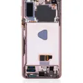 OLED Assembly With Frame For Samsung Galaxy S21 Plus 5G (Refurbished) (Phantom Violet / Pink / Gold)