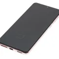 OLED Assembly With Frame For Samsung Galaxy S21 Plus 5G (Refurbished) (Phantom Violet / Pink / Gold)