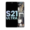 OLED Assembly With Frame For Samsung Galaxy S21 Ultra 5G (Service Pack) (Phantom Black)