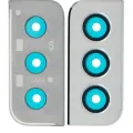 Back Camera Lens With Bezel Ring For Samsung Galaxy S21 Plus (Phantom Silver)