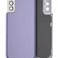 Back Cover Glass With Camera Lens For Samsung Galaxy S21 Plus (No Logo) (Aftermarket Plus) (Phantom Violet)