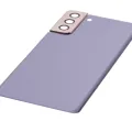 Back Cover Glass With Camera Lens For Samsung Galaxy S21 Plus (No Logo) (Aftermarket Plus) (Phantom Violet)