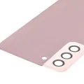 Back Cover Glass With Camera Lens For Samsung Galaxy S21 Plus (No Logo) (Aftermarket Plus) (Phantom Gold)