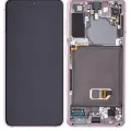 OLED Assembly With Frame For Samsung Galaxy S21 5G (Service Pack) (Phantom Violet)