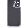 Back Cover Glass With Camera Lens For Samsung Galaxy S21 Ultra (No Logo) (Aftermarket Plus) (Phantom Brown)