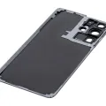 Back Cover Glass With Camera Lens For Samsung Galaxy S21 Ultra (No Logo) (Aftermarket Plus) (Phantom Brown)