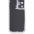 Back Cover Glass With Camera Lens For Samsung Galaxy S21 Ultra (No Logo) (Aftermarket Plus) (Phantom Titanium)