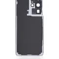 Back Cover Glass With Camera Lens For Samsung Galaxy S21 Ultra (No Logo) (Aftermarket Plus) (Phantom Navy)