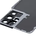 Back Cover Glass With Camera Lens For Samsung Galaxy S21 Ultra (No Logo) (Aftermarket Plus) (Phantom Navy)