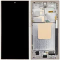 OLED Assembly With Frame For Samsung Galaxy S24 Ultra (Service Pack) (Titanium Yellow)