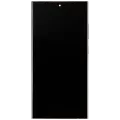 Дисплейний модуль (OLED) з рамкою для Samsung Galaxy S24 Ultra (Refurbished) (Titanium Gray)