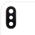 Back Camera Lens With Bracket & Bezel For iPhone XS / XS Max (Real Sapphire) (Premium) (Gold) (10 Pack)