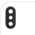 Back Camera Lens With Bracket & Bezel For iPhone X (Real Sapphire) (Premium) (Space Gray) (10 Pack)