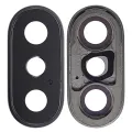 Back Camera Lens With Bracket & Bezel For iPhone X (Real Sapphire) (Premium) (Space Gray) (10 Pack)