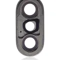 Back Camera Lens With Bracket & Bezel For iPhone X (Real Sapphire) (Premium) (Space Gray) (10 Pack)
